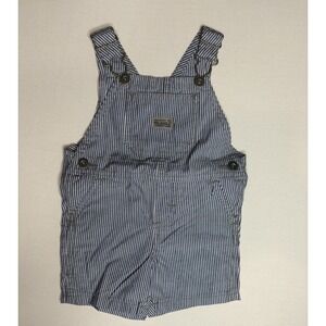 Vintage Toddlers WRG Wrangler Jeans Co Striped Overalls Size 6-9 Months